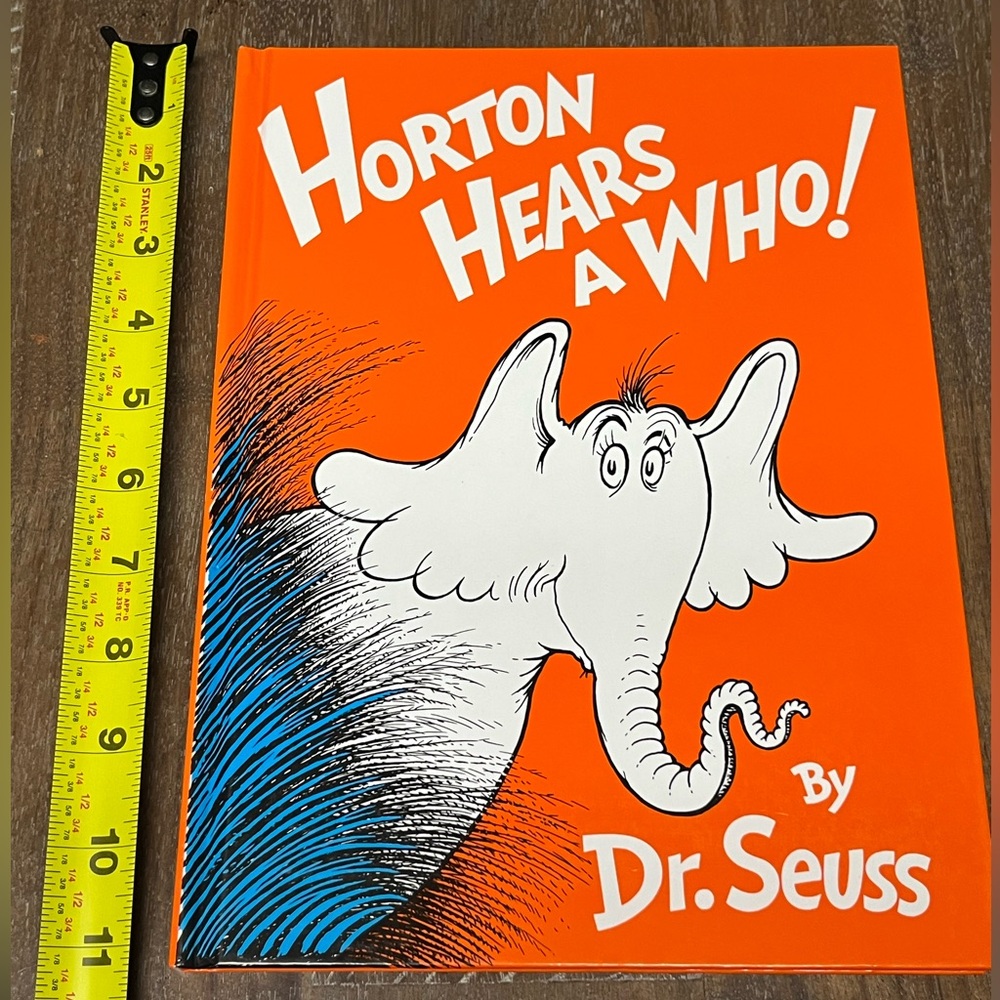 Dr. Suess Horton Hears a Who! Hardcover Hardback Book